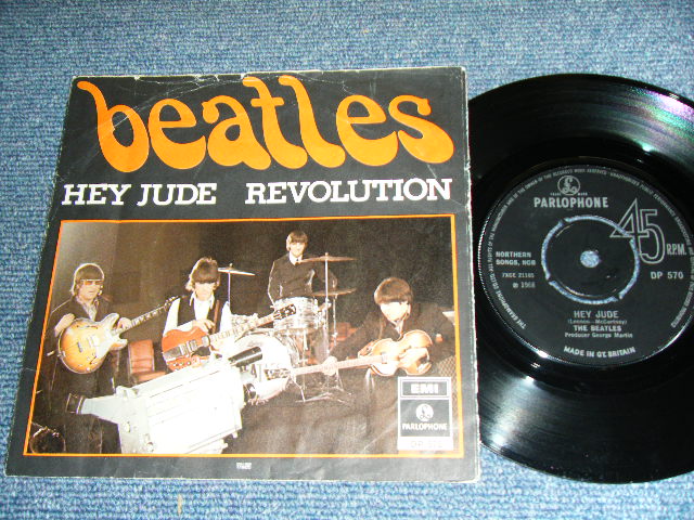 THE BEATLES - HEY JUDE ( VG++/Ex ) / 1968 UK EXPORT With SWEDISH