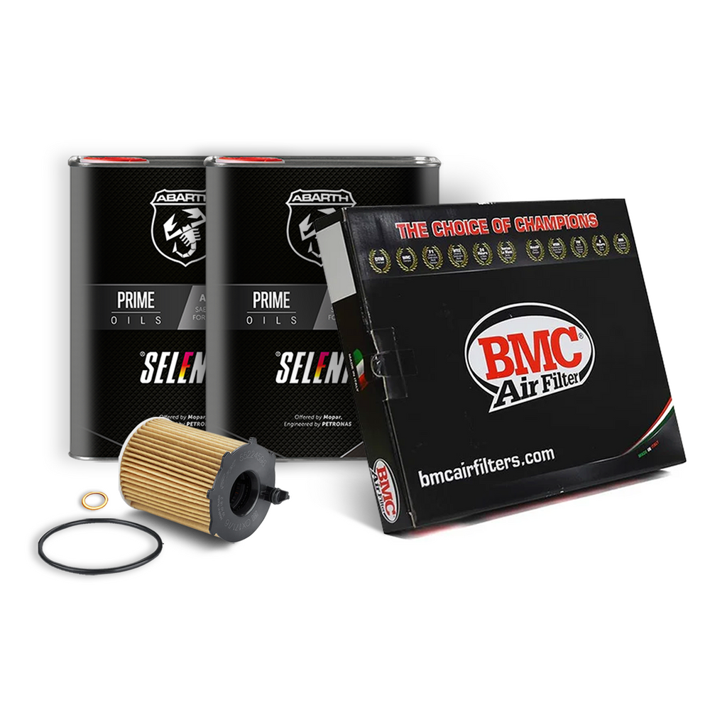 Selenia Oil, Oil Filter & BMC Air Filter Kit - 500/595/695 Abarth
