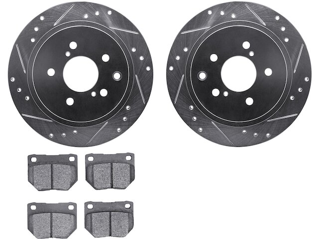 1989-1996 Nissan 300ZX Brake Rotor - Raybestos 96098 - Rear
