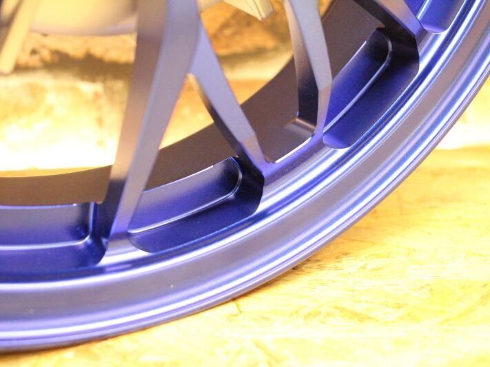 3,000Pバック！MOS鍛造ホイール GX-10 前後セット 艶消しゴールド [1