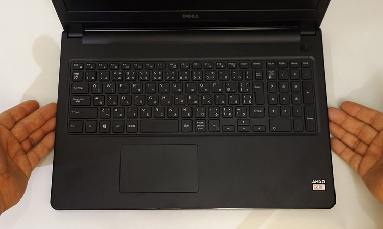 Inspiron 15 3000（AMD）こと、Inspiron3565のキーボード