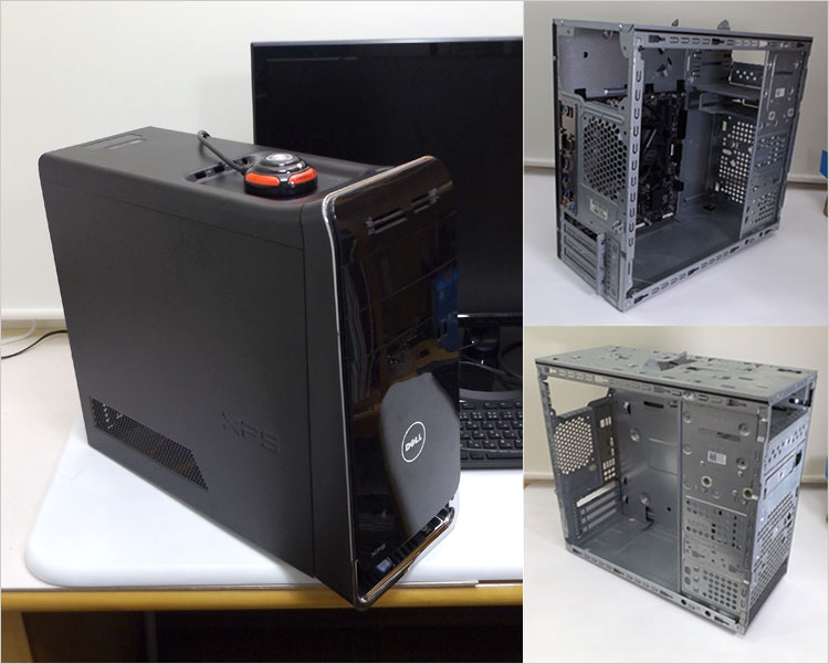 DELL XPS 8900のPCケースで、自作PCを作る