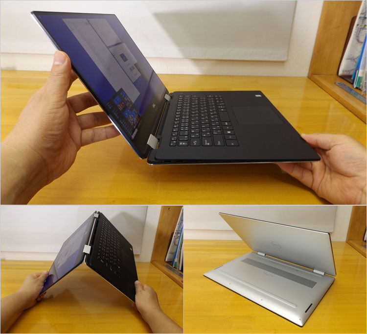 DELL XPS 15 2-in-1（9575）レビュー！Core i7-8705G搭載の狭額15.6