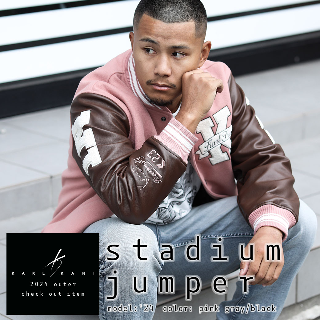 Karl Kani-ロゴ サガラ スタジャン- – PEET ONLINE STORE