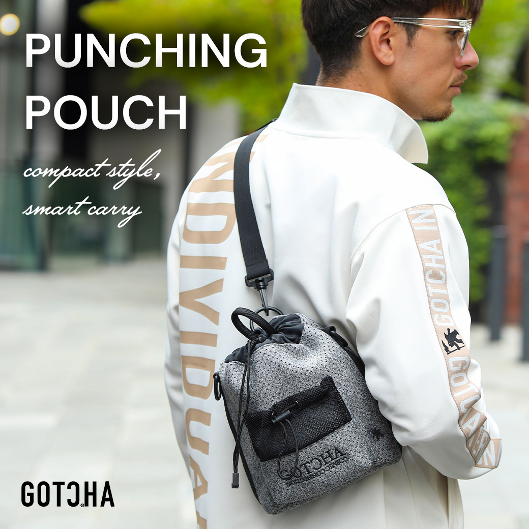 PUNCHING POUCH 穴あきデザインで抜け感を。3wayで楽しむ、パンチング