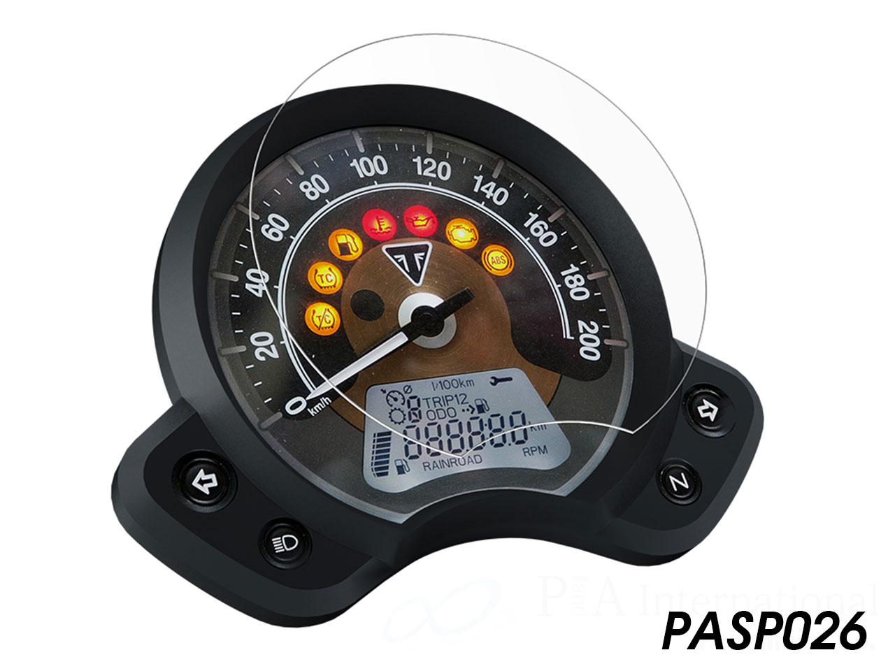 メーターパネルプロテクションフィルム & 作業用ツールセット for Triumph