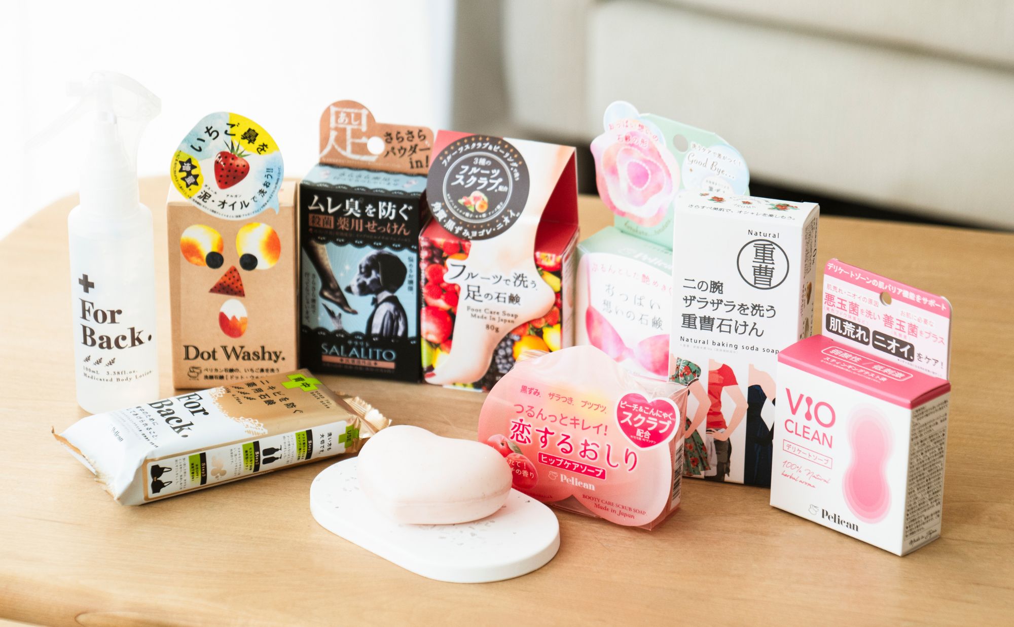オンラインショップで公開中！ペリカン石鹸にできること。パーツケアと