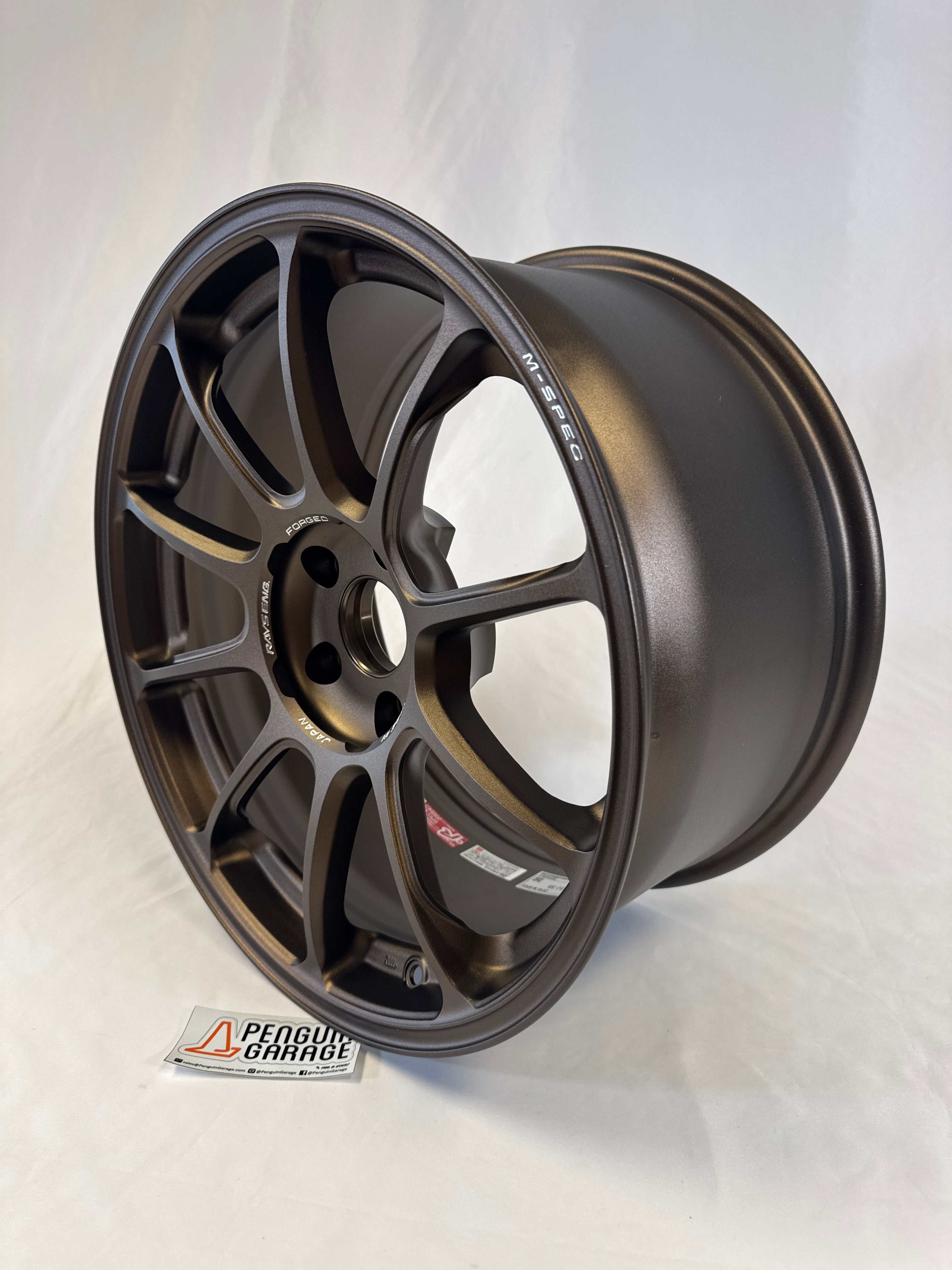 Volk Racing ZE40 M-Spec 18x9.5 +35mm 5x114.3 Almite Bronze