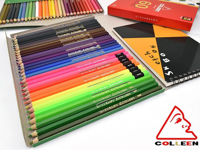 COLLEEN コーリン色鉛筆 775六角 60色紙箱入り色鉛筆 775-60 | ペンハウス