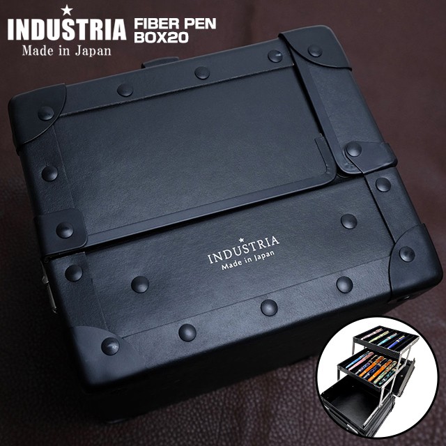 INDUSTRIA☆ インダストリア ファイバーペンBOX20 IND-FP20B ブラック