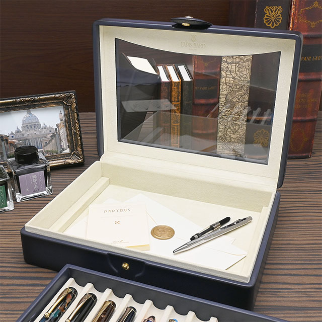 LAPIS BARD（ラピスバード） コレクションボックス 10本用 ネイビー