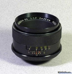 Yashica Auto Yashinon-DX 50mm F1.7 Lens Reviews - Yashica Lenses