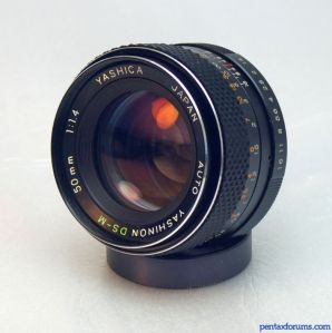 Yashinon DS-M 50mm F1.4 Lens Reviews - Yashica Lenses - Pentax