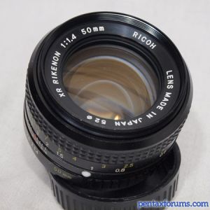 Ricoh XR Rikenon 50mm F1.4 Lens Reviews - Ricoh Lenses - Pentax