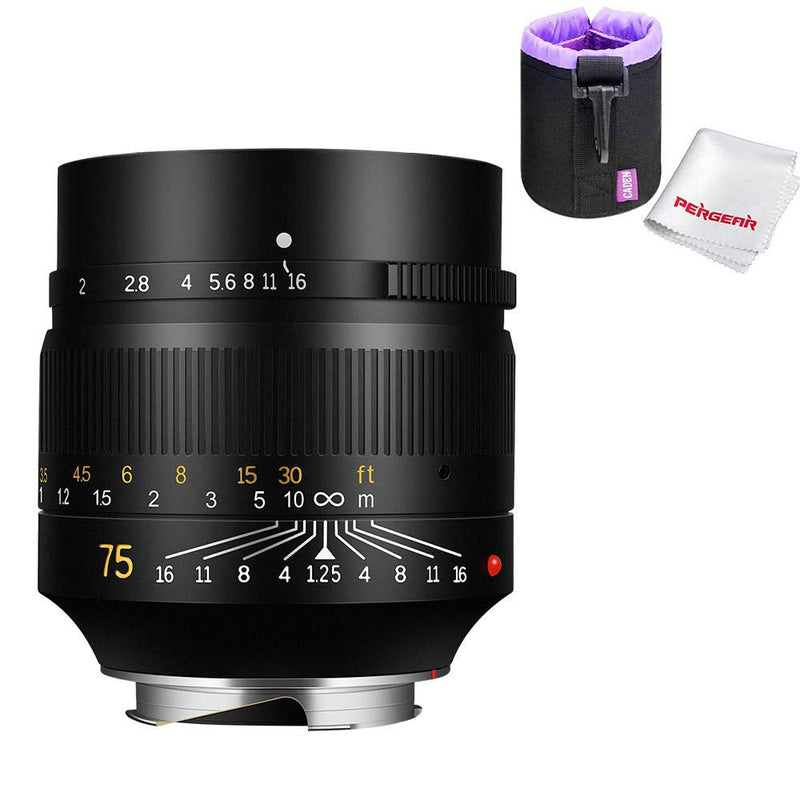 7artisans Photoelectric 75mm f/1.25 Lens Full Frame Manual Fixed