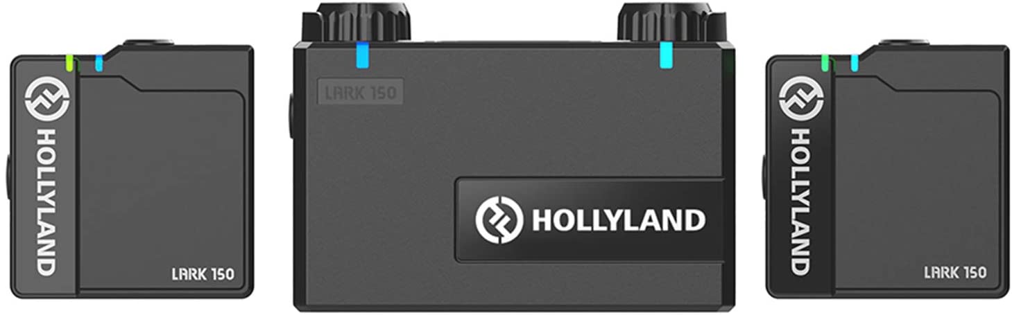 Hollyland Lark 150 Clip-On Wireless Microphone System (RX+TX+TX