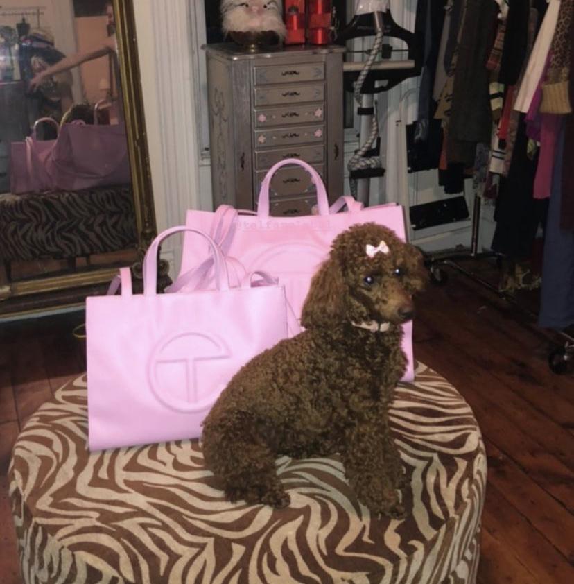 2日配信【テルファー】ピンク ショッピングバッグ – Perfume Japan