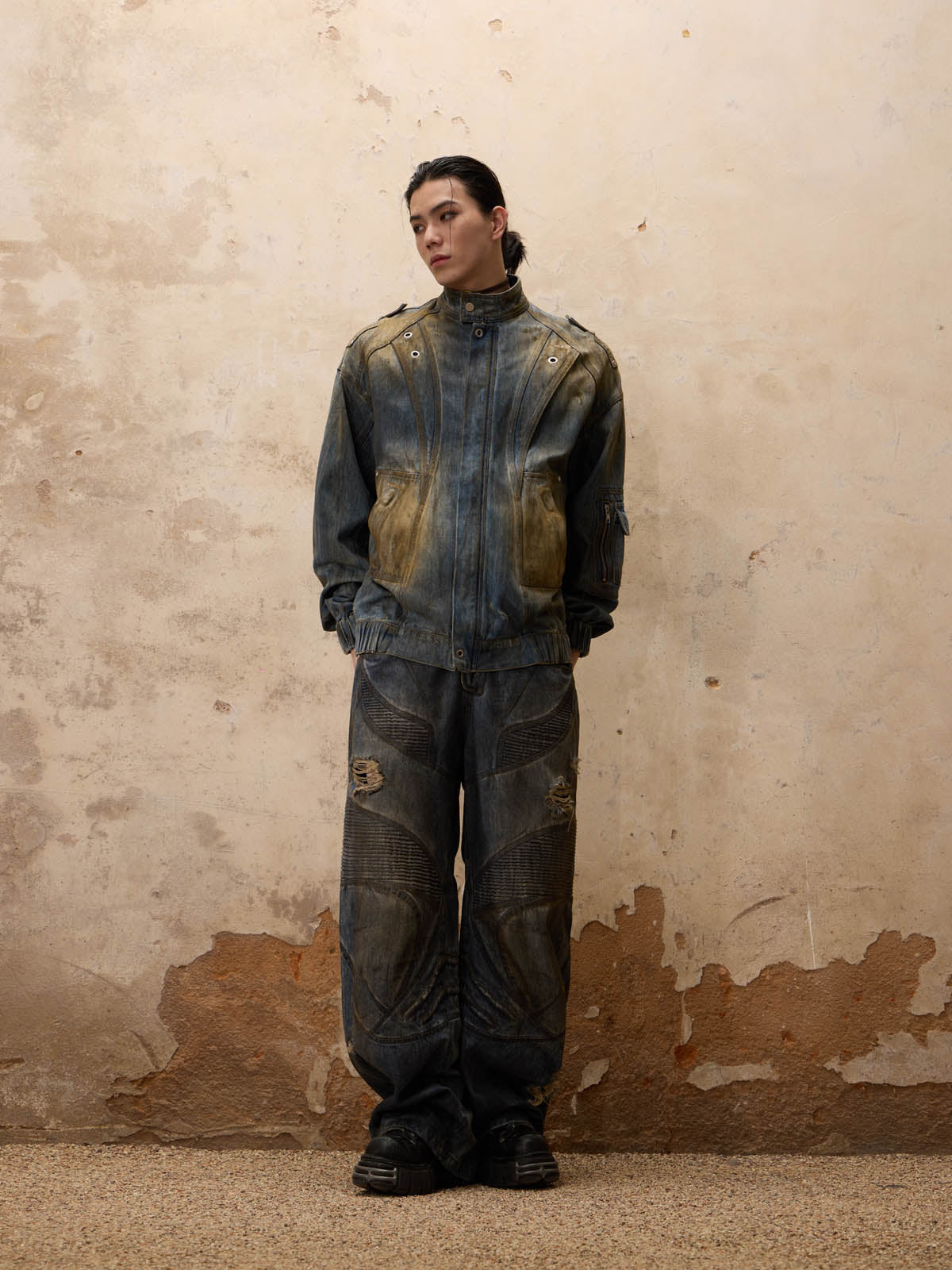 Personsoul Armor Dirty Denim Jeans - personsoul