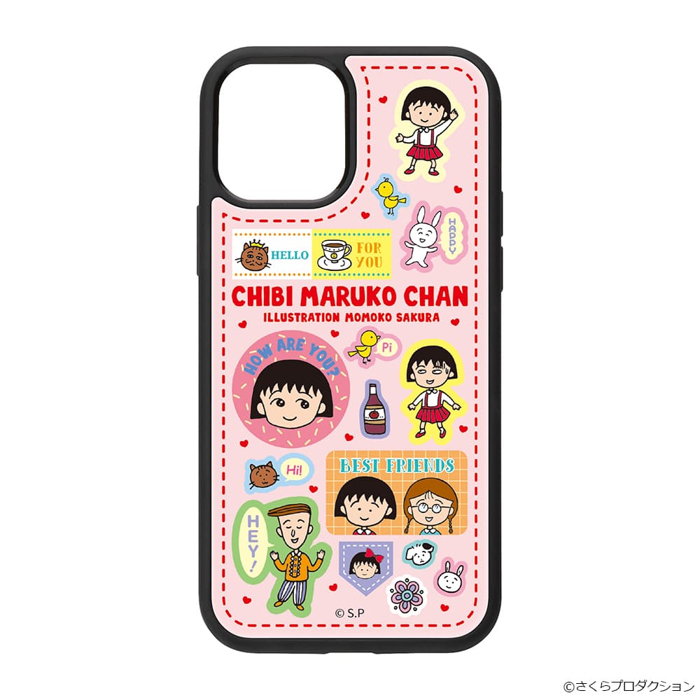 ちびまる子ちゃん iPhone 12/12 Pro用アクリルパネルケース [まる子