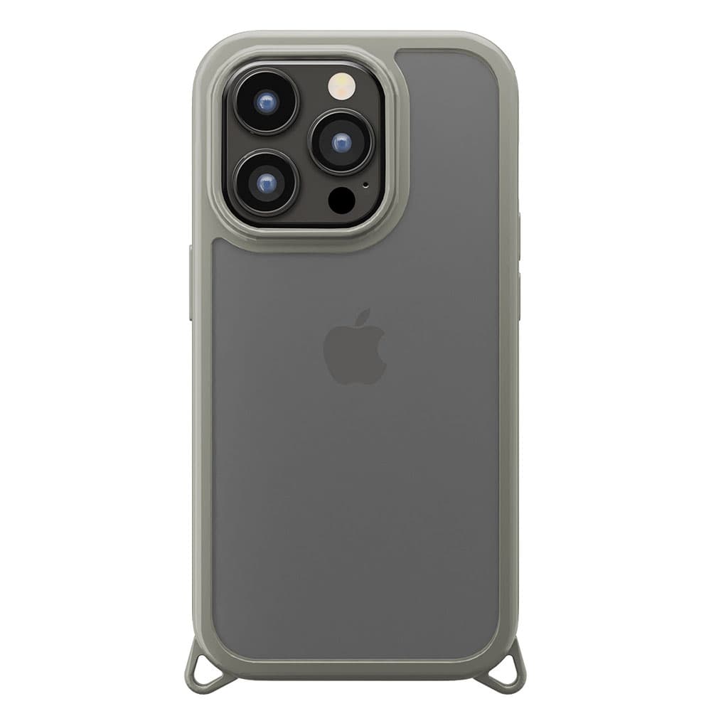 iPhone 15 Pro用 クリアタフケース [グレー]｜株式会社PGA