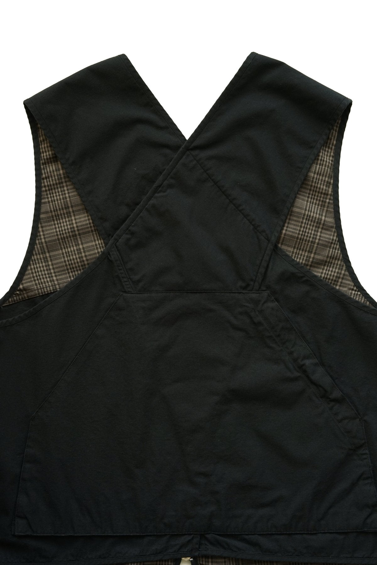OLD JOE - PATINA NEP CLOTH FILED VEST -BLACK – PHAETON