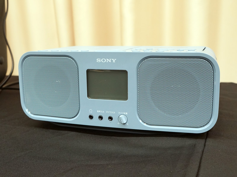 ソニー、CDラジカセ「CFD-S401」にウェブ限定カラー「ブルーグレー