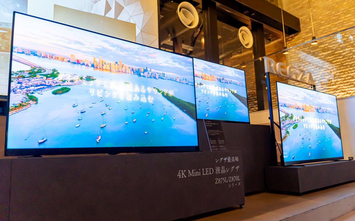 REGZA、同社初の4K mini LED液晶テレビ「Z875L/Z870L」シリーズ。広色