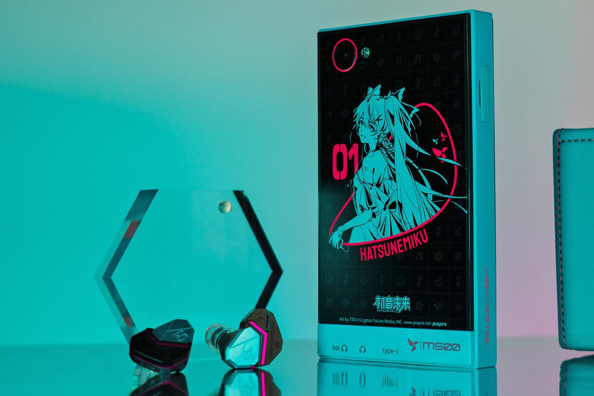 HiBy「初音ミク」コラボDAPが発売延期。コラボイヤホン「YUME」は1/30