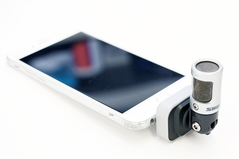 iPhoneで手軽な高品質録音にチャレンジ。SHUREのLightning接続マイク