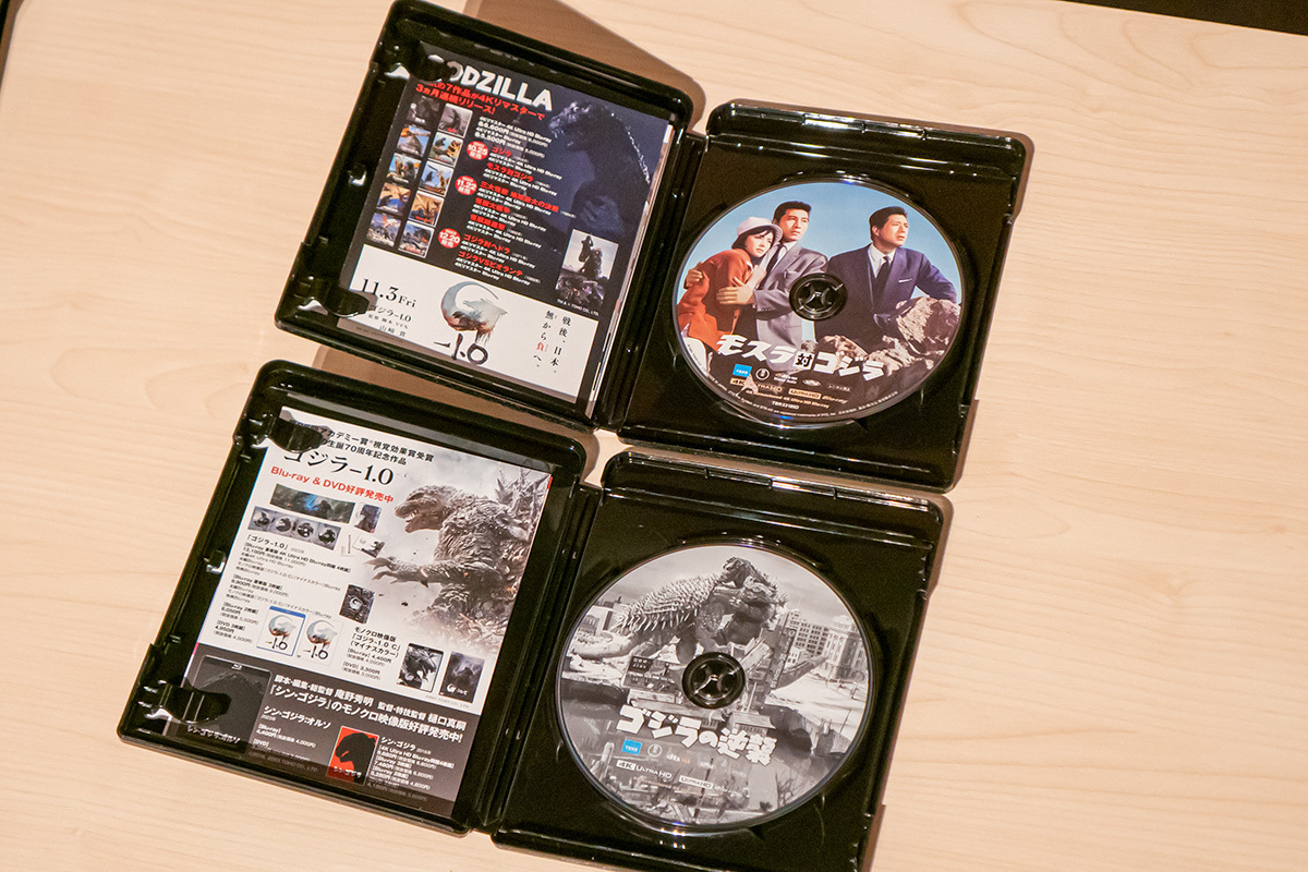 ゴジラ初の4Kボックス開けてみた！120インチ大画面シアターで「秘蔵