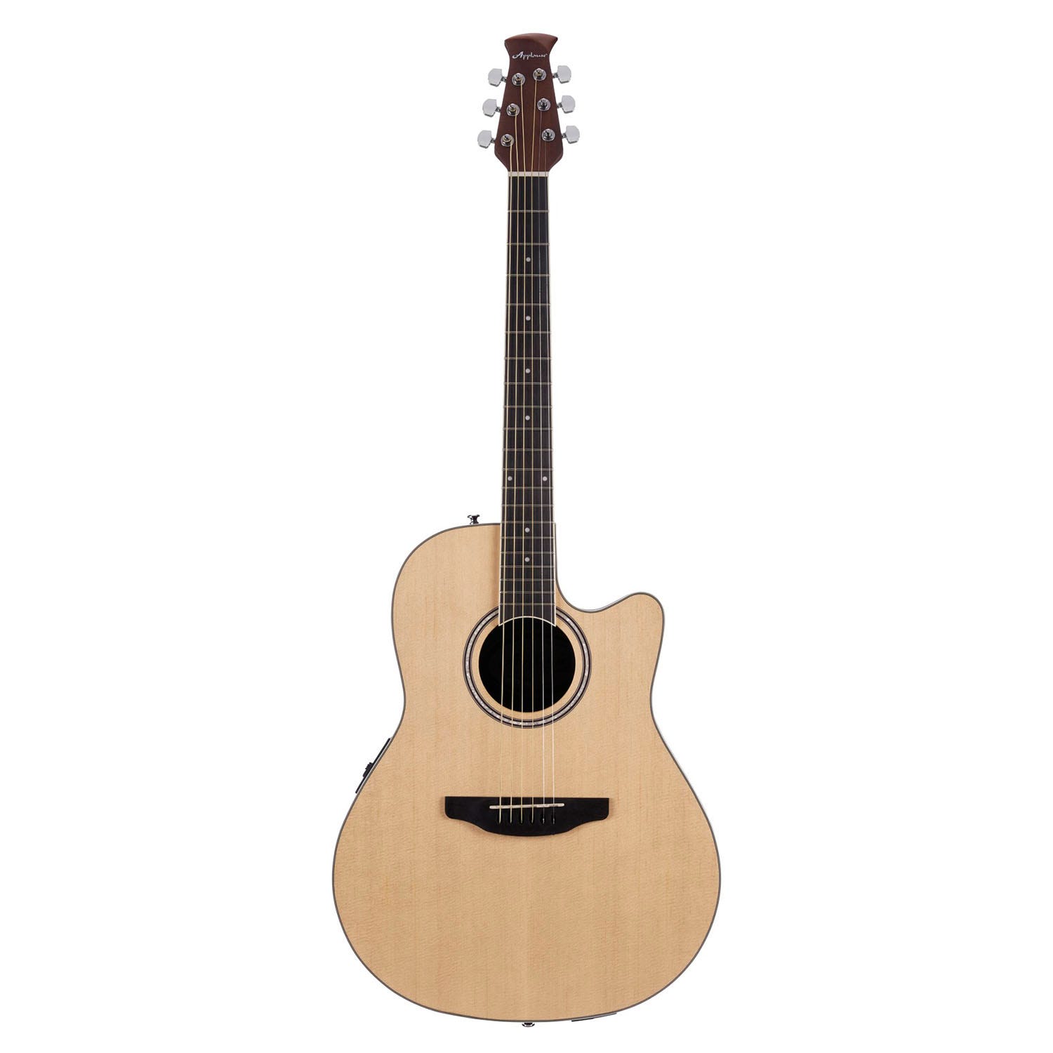 Ovation AB24-5S Applause Standard Mid-Depth Acoustic Guitar, Black