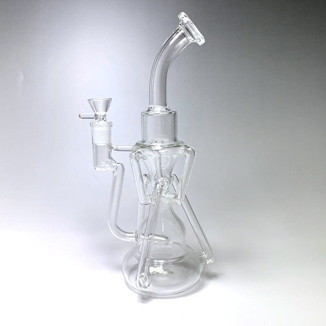 アイスガラスボング リサイクラー 28cm