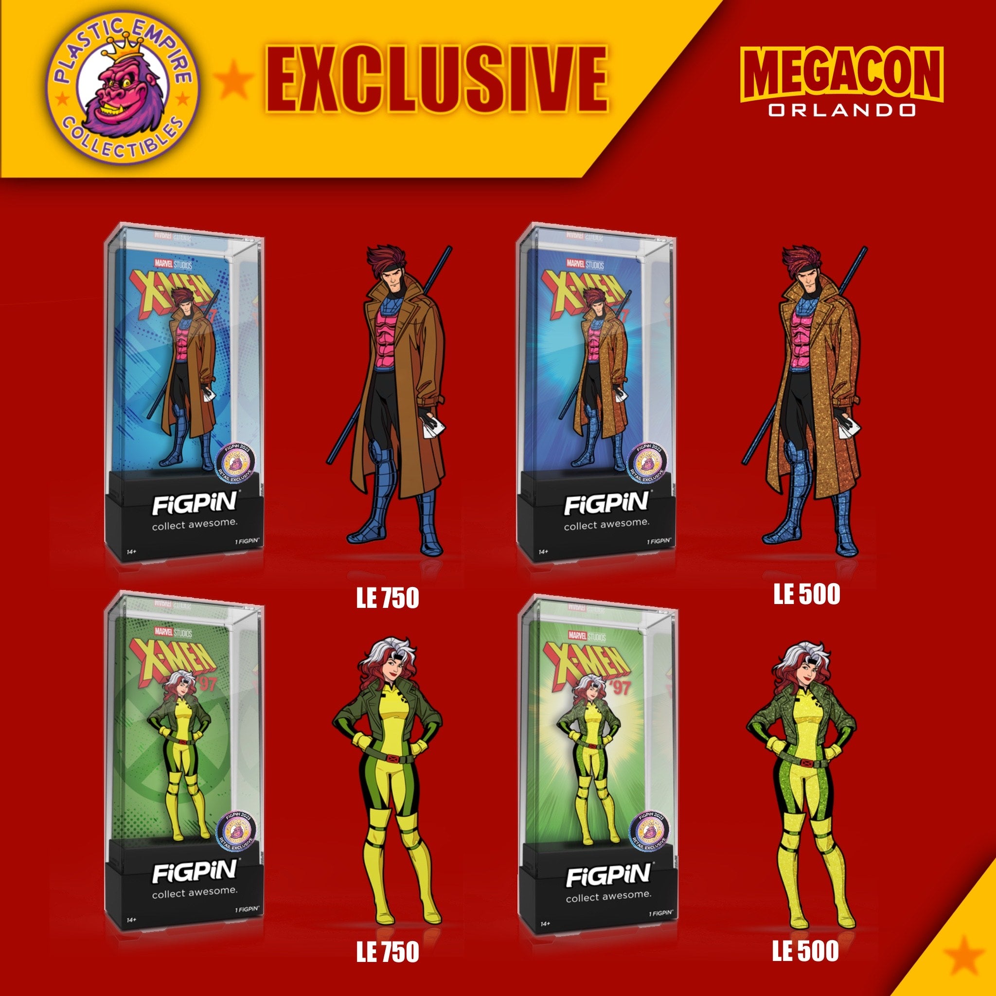 MegaCon Exclusive X-Men '97 FiGPiNs – Plastic Empire