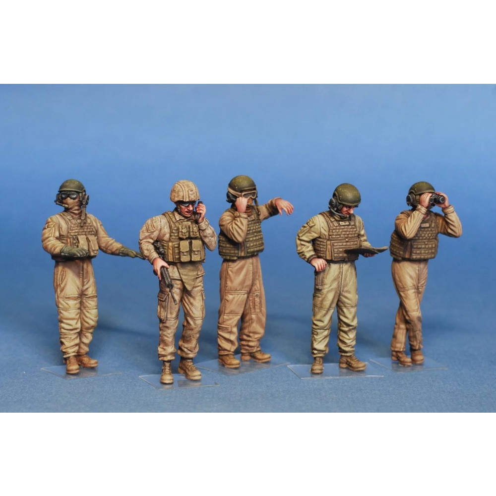 プラモデル :: その他 :: 現用アメリカ海兵隊 戦車兵 5体セット