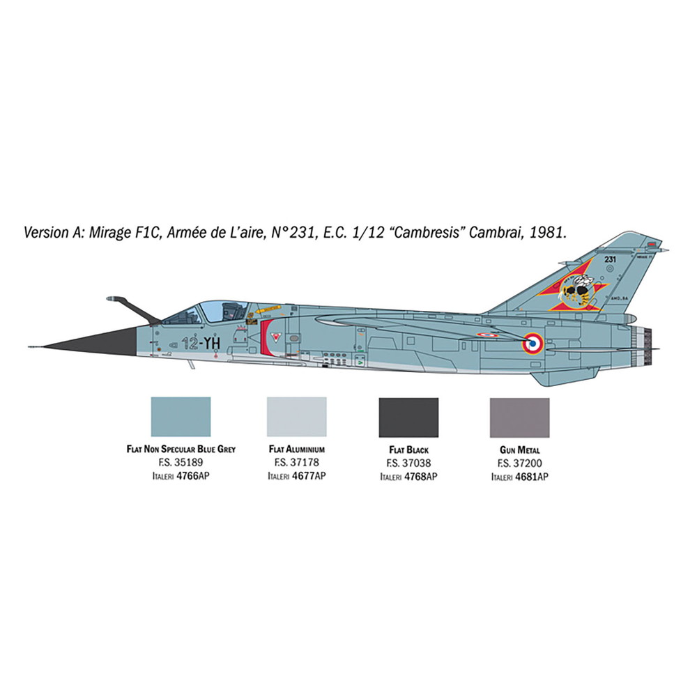 プラモデル :: 飛行機 :: ダッソー・ミラージュF1