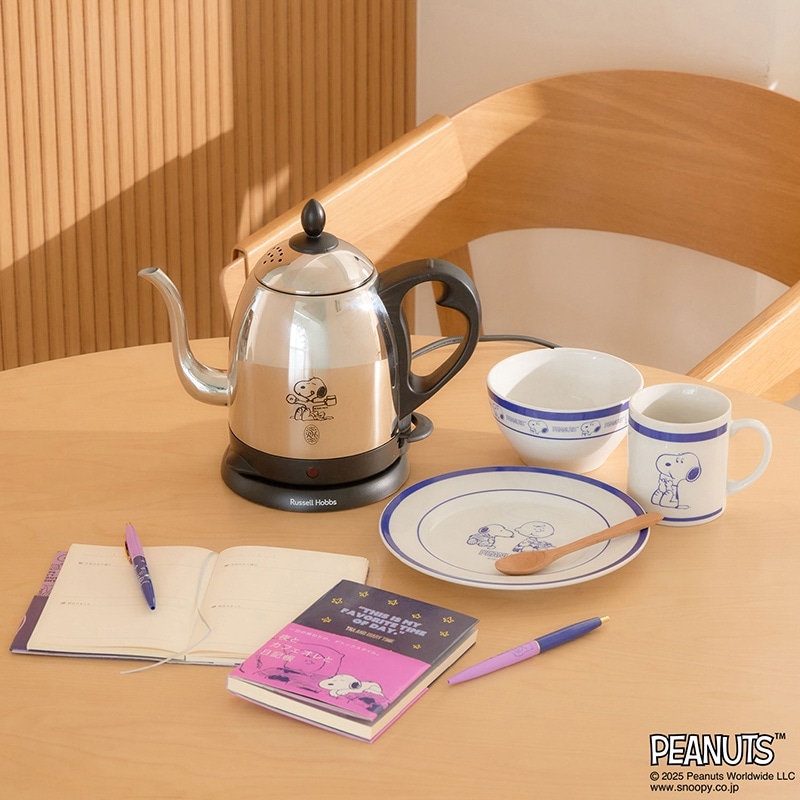 スヌーピー PEANUTS ラッセルホブス 電気ケトル(電気ケトル): 通常