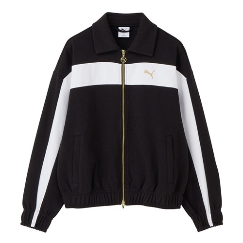 PUMA プーマ リラックスドトラックジャケット(ブラック): 通常| プラザ