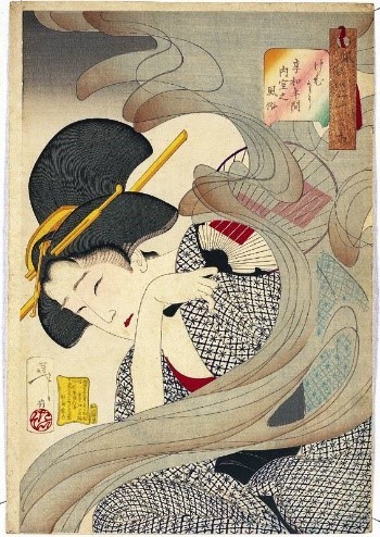 普通展示（浮世絵）「月岡芳年 風俗三十二相」のご案内 - 山口県