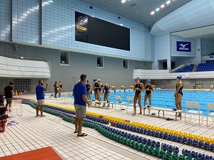 アメリカ水球女子代表チームの事前キャンプ／千葉県