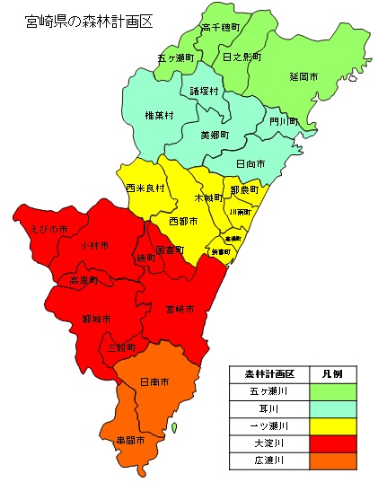 宮崎県：宮崎県の地域森林計画について