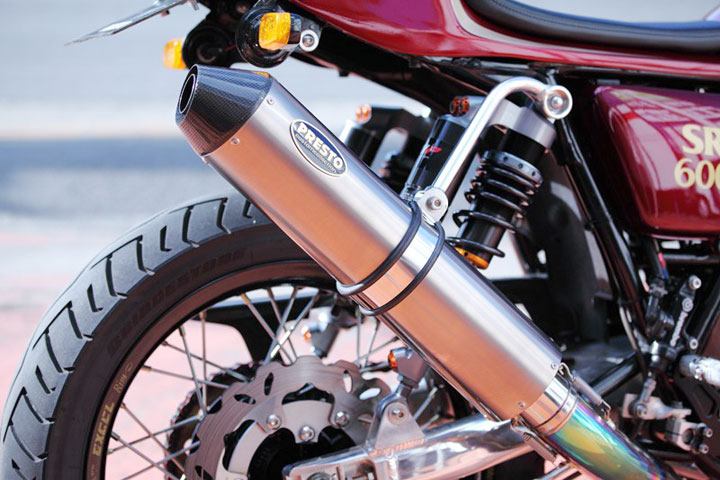 チタンマフラー| SR400カスタムショップ PRESTO customcollection