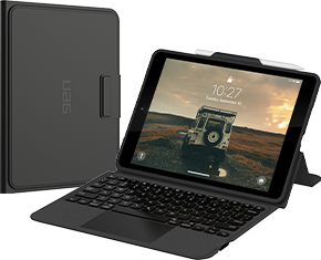 UAG iPad(第9/8/7世代)用トラックパッド搭載Bluetoothキーボード付