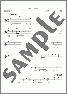 楽譜一覧】Free As A Bird The Beatles - ヤマハ「ぷりんと楽譜」