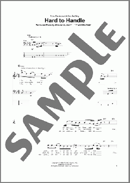 バンド楽譜】Hard To Handle / Otis Redding/The Black Crowes(ベース)