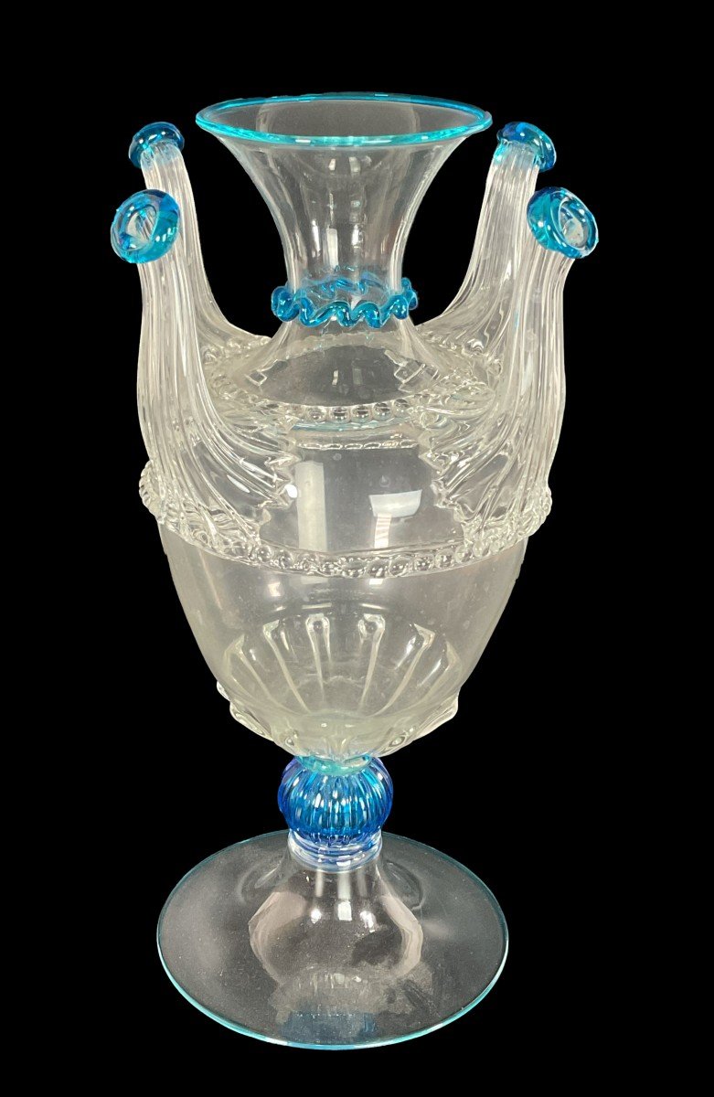 Proantic: Salviati Manufactory, Four-spouted Cup, Murano, First Half O