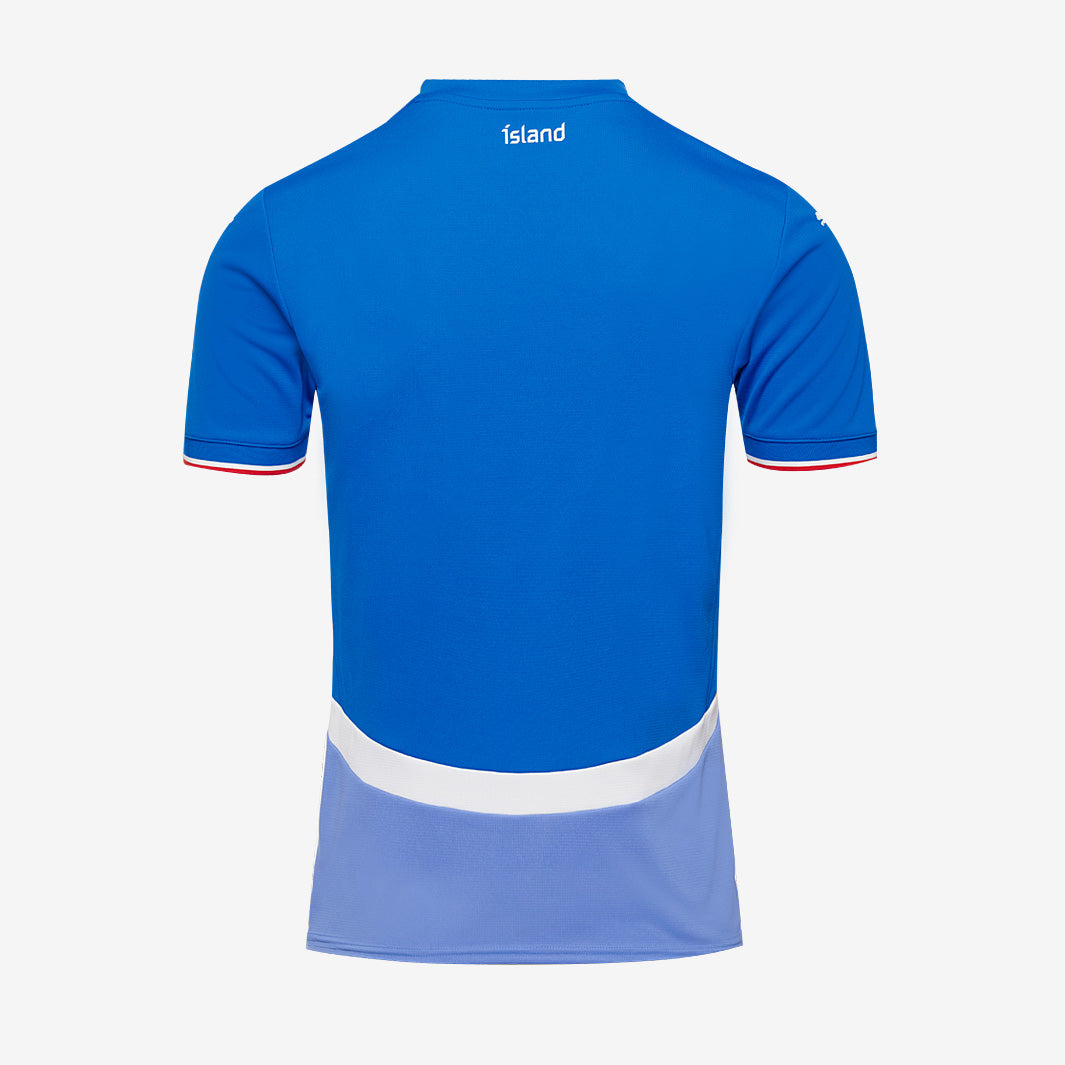 Puma Iceland 2024 Home Shirt - Racing Blue/Puma White