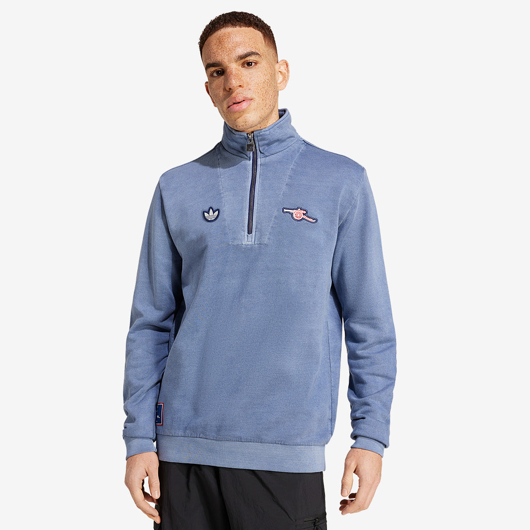 adidas Originals Arsenal 24/25 Terrace Icon 1/2 Zip Top - Night