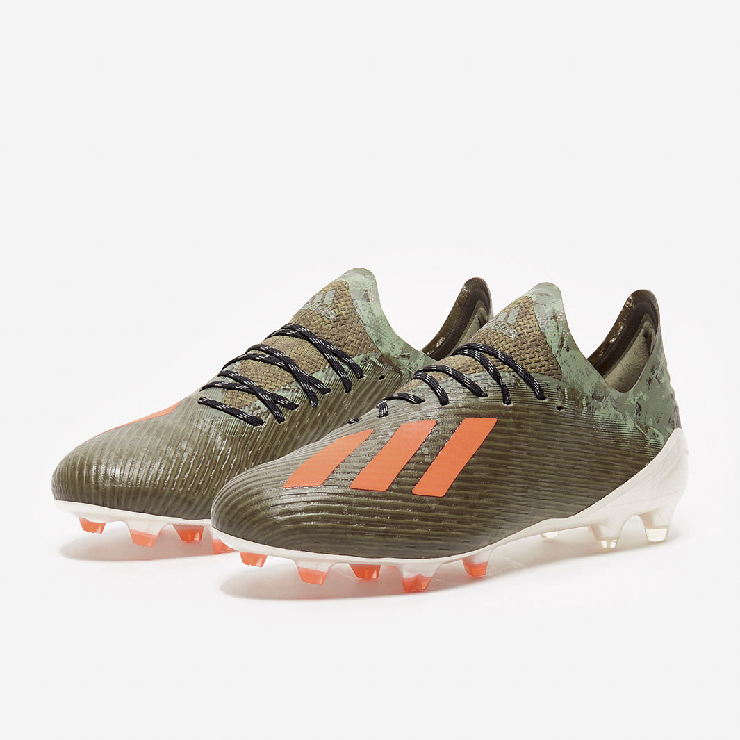 adidas X 19.1 FG - Legacy Green/Solar Orange/Chalk - Firm Ground