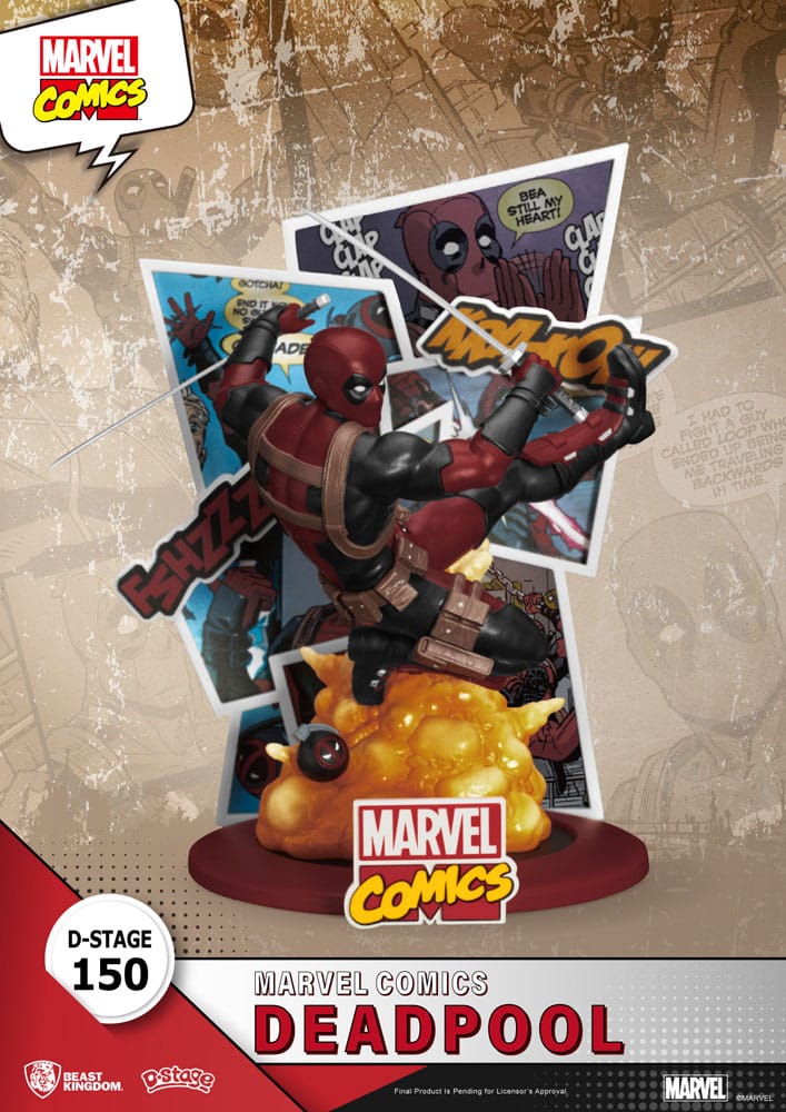 MARVEL - Deadpool - Diorama D-Stage 16cm : ShopForGeek.com