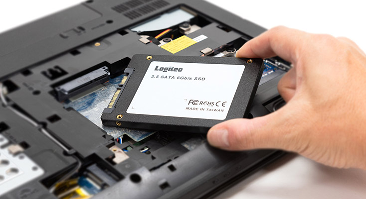 SSDは256GB以上の容量を用意しよう！便利なロジテックおすすめの内蔵